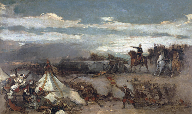Episodio de la Batalla de Tetuán, 1860